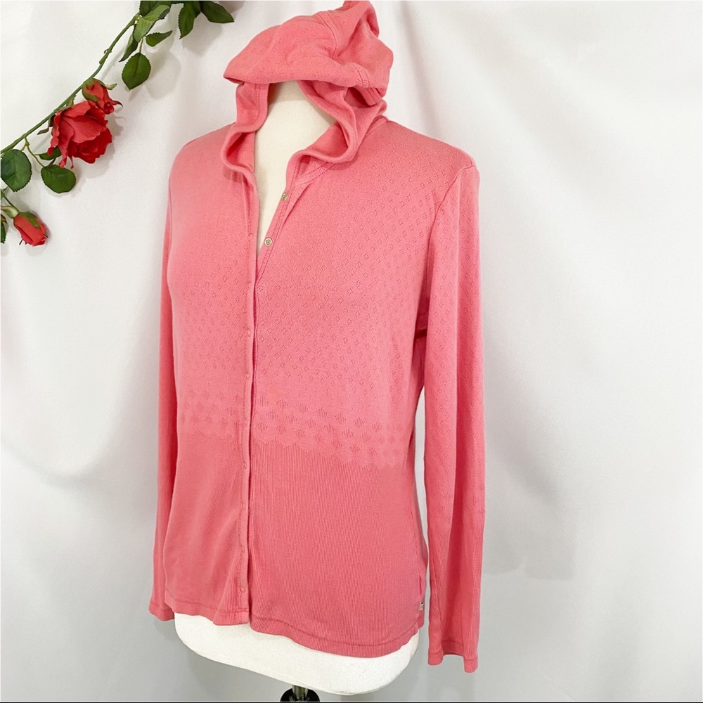 Tommy Hilfiger Coral Hooded Cardigan